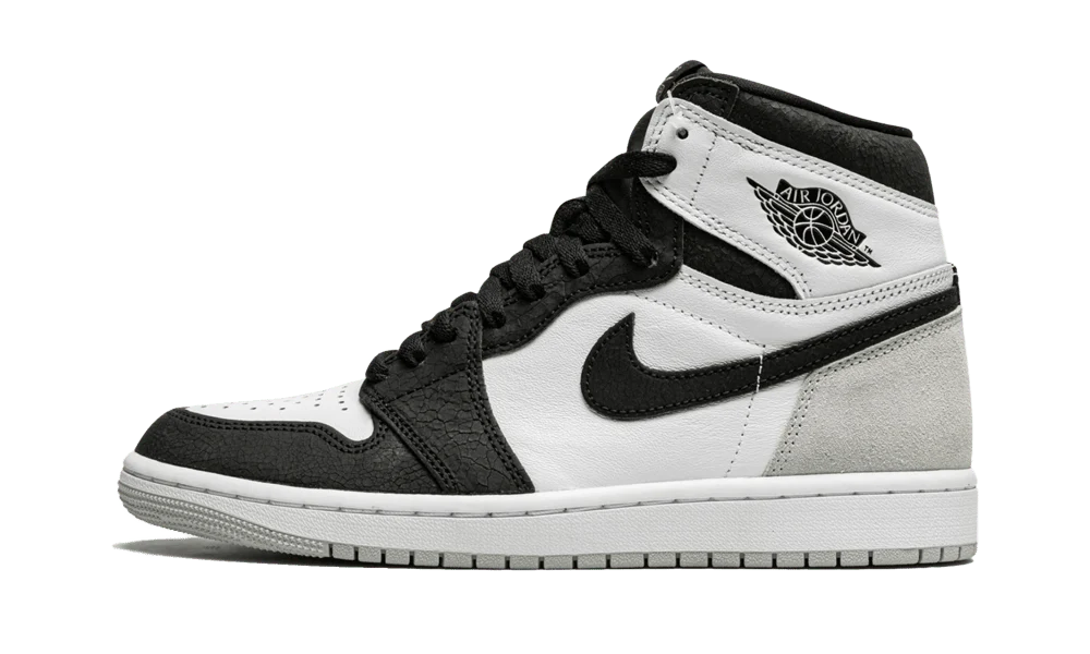 Jordan 1 black and white grey best sale