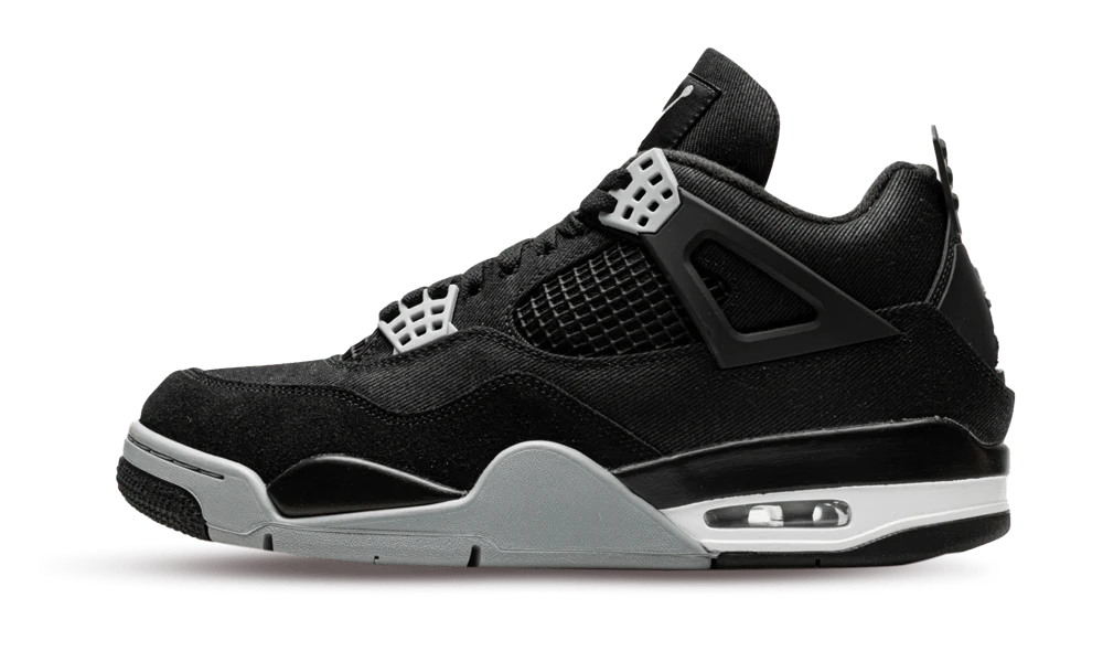 Nike Air Jordan 4 Retro Black Canvas