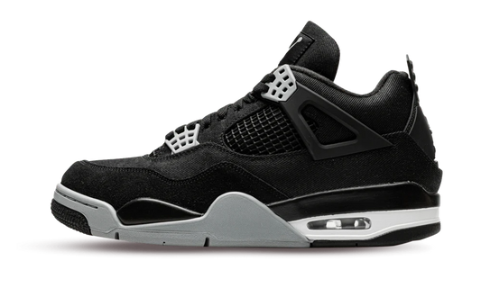 Nike Air Jordan 4 Retro Black Canvas